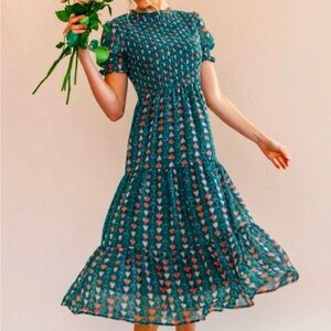 Ivy City Co heart dress size M